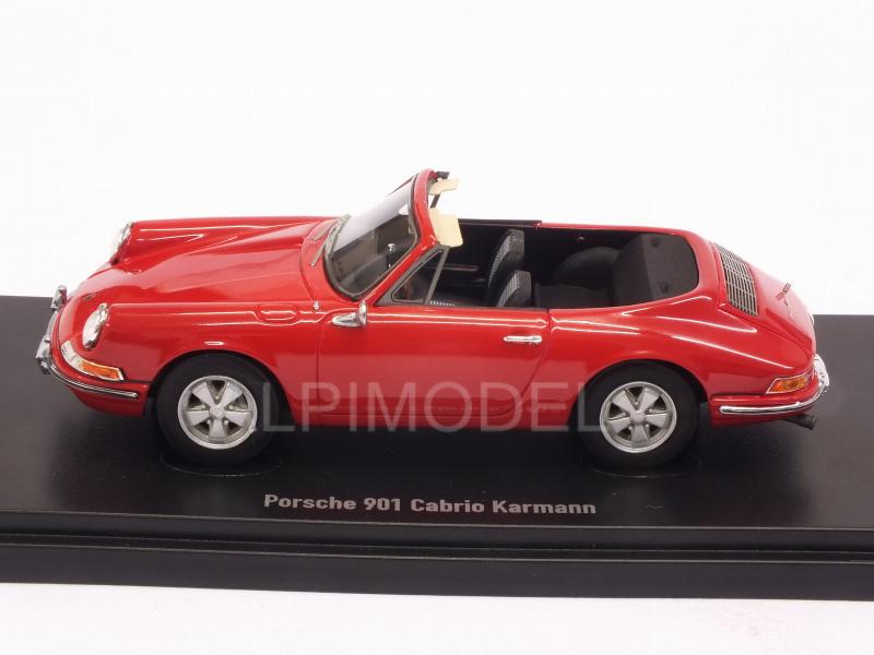 Porsche 901 Karmann Cabrio (Red)  Masterpiece Edition - auto-cult