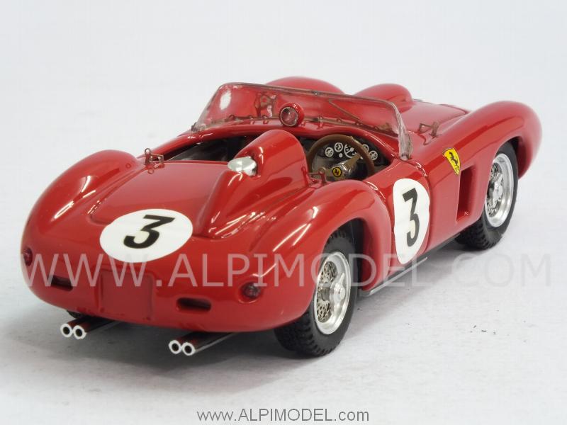 Ferrari 290 MM #3 Winner GP Sweden 1956 P.Hill - Trintignant - art-model