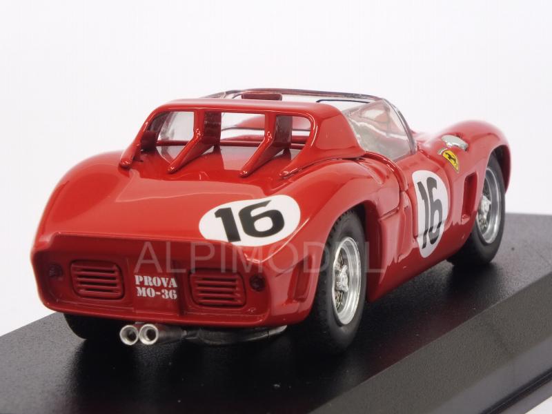 Ferrari 268 Dino SP #16 Le Mans Test 1962 Rodriguez - Bandini - Parkes -Gendebien - Mairesse - art-model