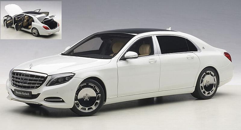 Mercedes Maybach S-Class (S600) 2016 (White) by auto-art