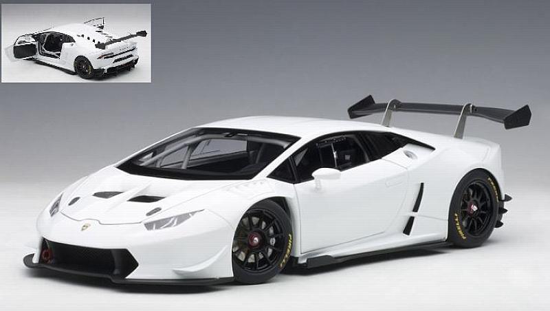 Lamborghini Huracan Super Trofeo 2015 (Bianco Isis) by auto-art