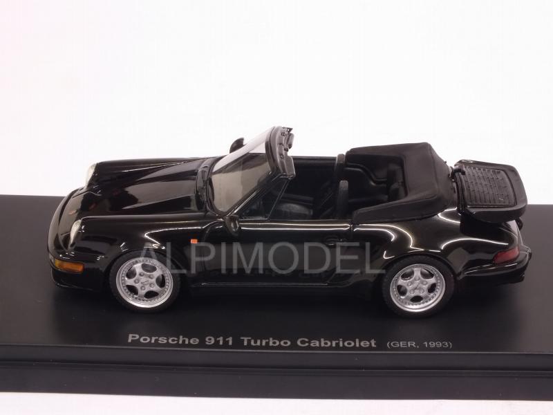 Porsche 911 Turbo Cabriolet 1983 (Black) - avenue-43