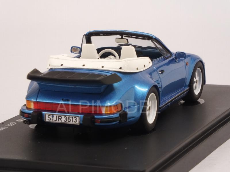 Porsche 911 SE Flatnose Cabriolet 1988 (Metallic Blue) - avenue-43