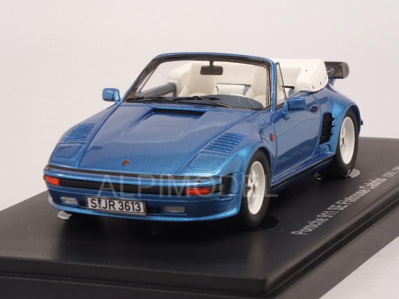 Porsche 911 SE Flatnose Cabriolet 1988 (Metallic Blue) by avenue-43