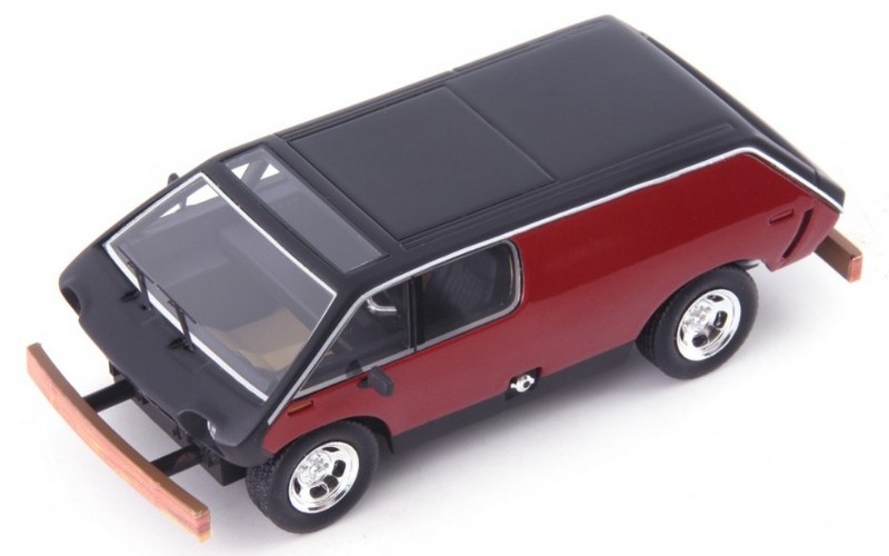 Brubaker Box Van 1972 Red-black 1:43 by avenue43