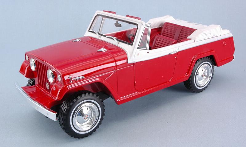 Jeep Jeepster Commando Convertible (Red/White) by best-of-show