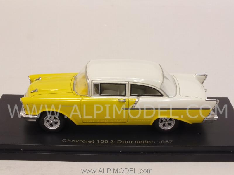 Chevrolet 150 2-Doors Sedan 1957 (Yellow/White) - best-of-show