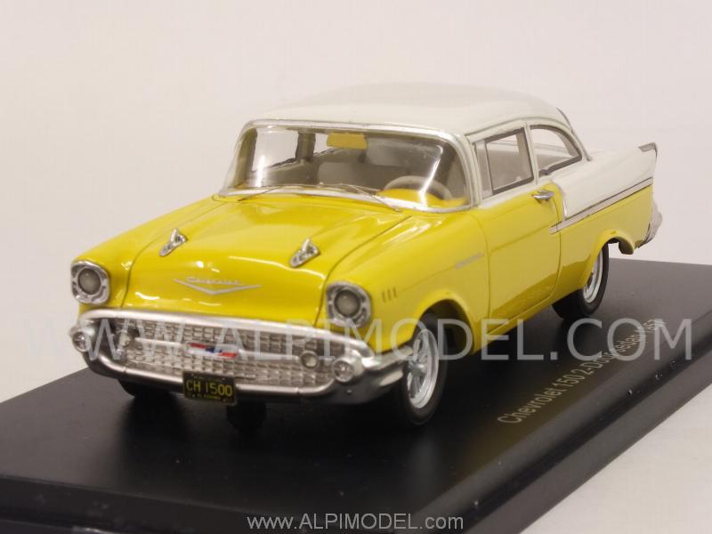 Chevrolet 150 2-Doors Sedan 1957 (Yellow/White) by best-of-show
