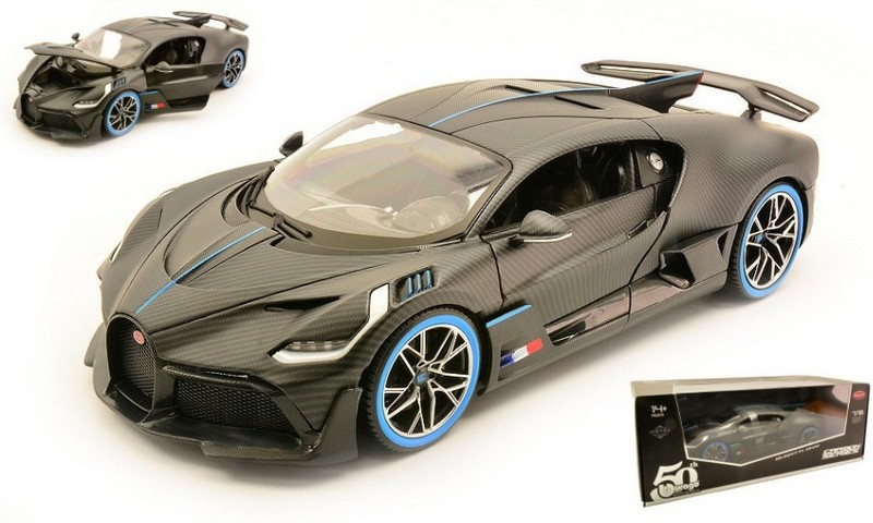 Bugatti Divo 2019 50th Anniversary (Carbon Black) by burago