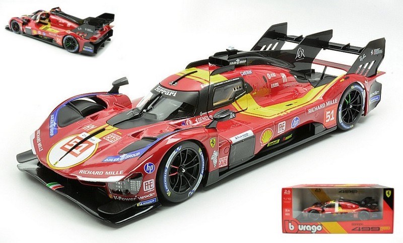 Ferrari 499P #51 Le Mans 2025 Pier Guidi-Calado-Giovinazzi by burago