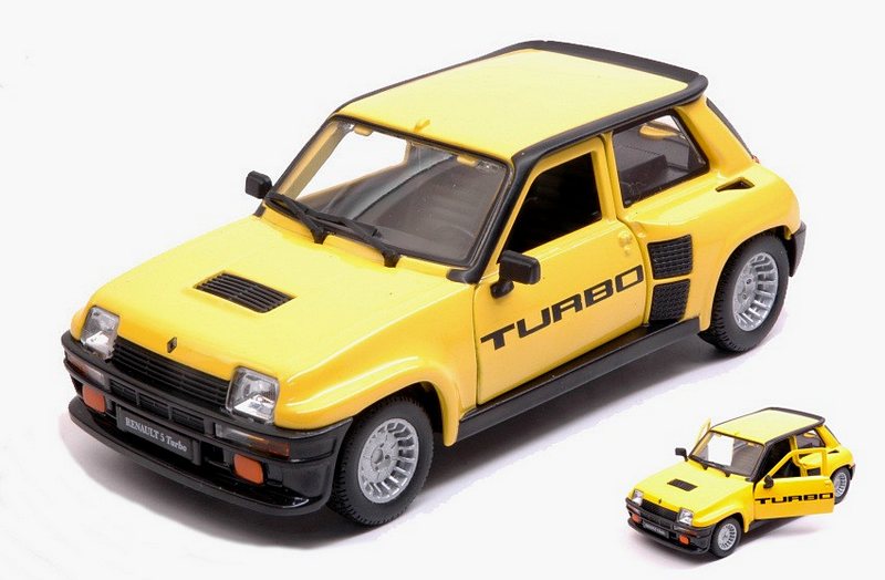 Renault 5 Turbo 1982 (Yellow/Black) by burago