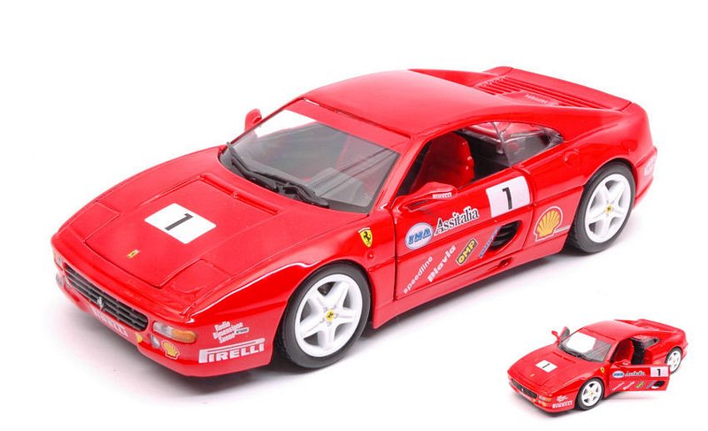 Ferrari 355 Challenge #1 1997 (Red) by burago