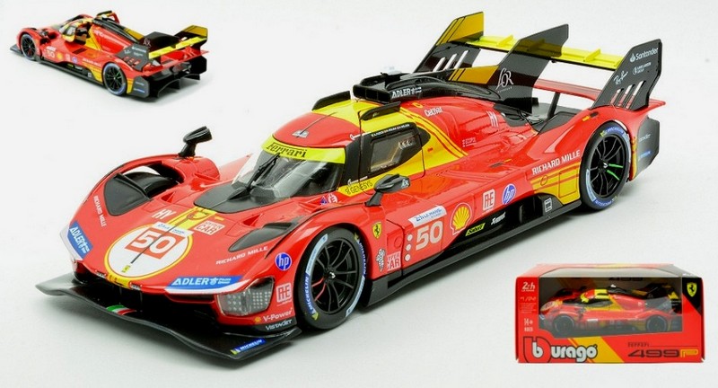 Ferrari 499P #50 Winner Le Mans 2024 Fuoco - Nielsen - Molina by burago