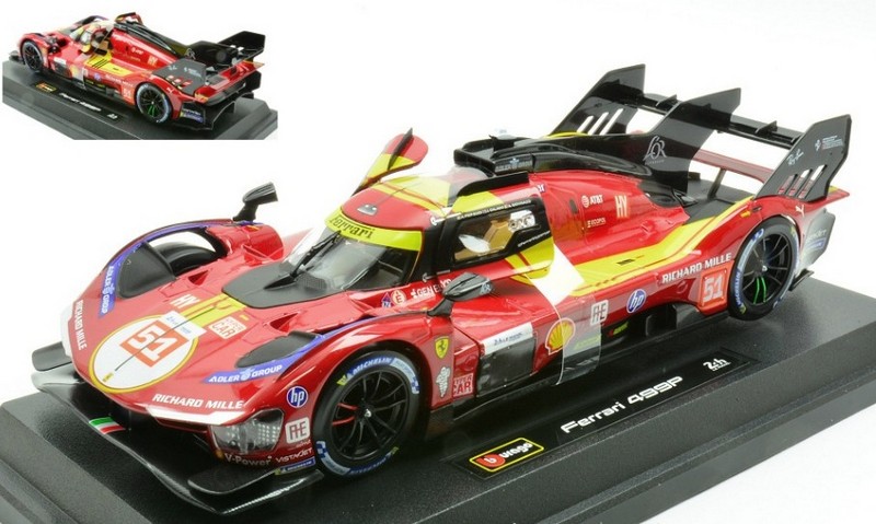 Ferrari 499P #51 3rd Le Mans 2025 Pier Guidi-Calado-Giovinazzi by burago
