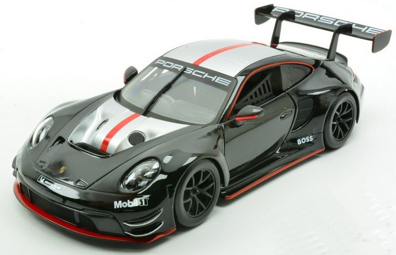 Porsche 911 GT3-R 2023 (Black/Silver) by burago