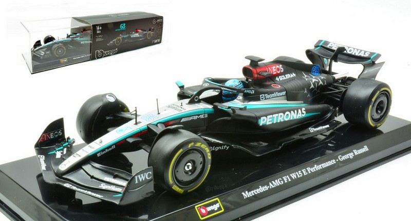 Mercedes W15 AMG #63 2024 Geroge Russell - Signature Edition by burago