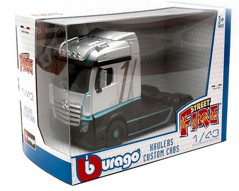 Mercedes Actros Gigaspace Truck (Silver) by burago