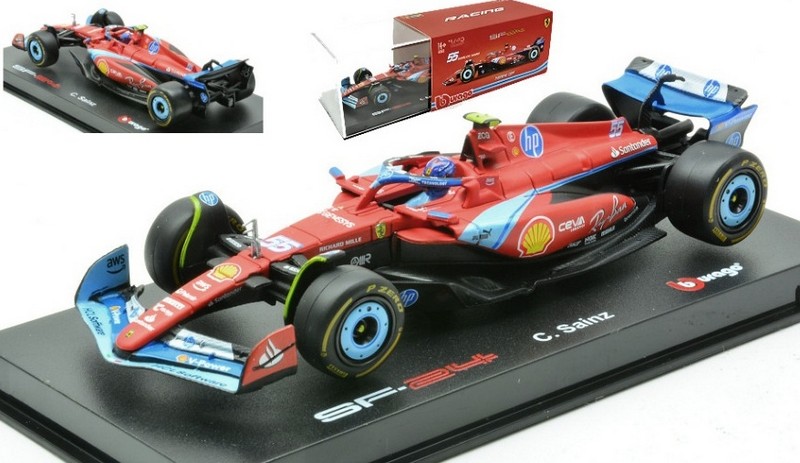 Ferrari SF-24 #55 GP Miami 2024 Carlos Sainz - Signature Edition by burago