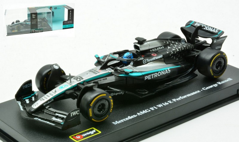 Mercedes W16 AMG #63 2025 George Russell Signature Series by burago