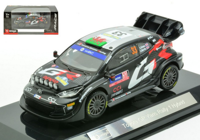 Toyota Yaris WRC Rally1 #33 2024 Evans-Martin by burago