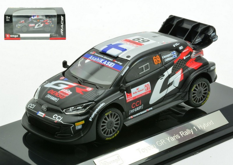 Toyota Yaris WRC Rally1 Hybrid #69 2024 Rovanpera-Halttunen by burago