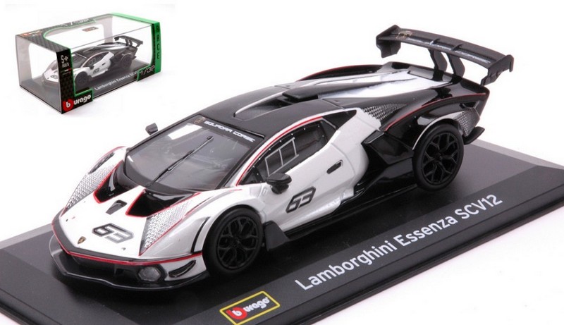 Lamborghini Essenza SCV12 (White/Black) by burago
