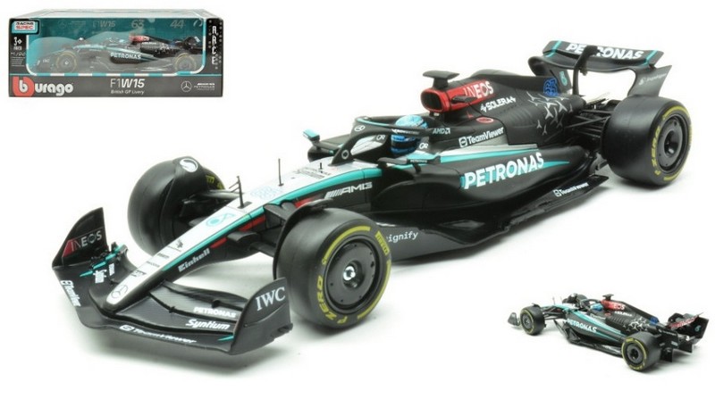 Mercedes W15 AMG #63 British GP 2024 George Russel by burago
