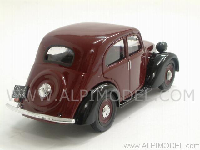 Fiat 1100 (508C) bicolore 1937 (Amaranto/Nero) (update model) - brumm