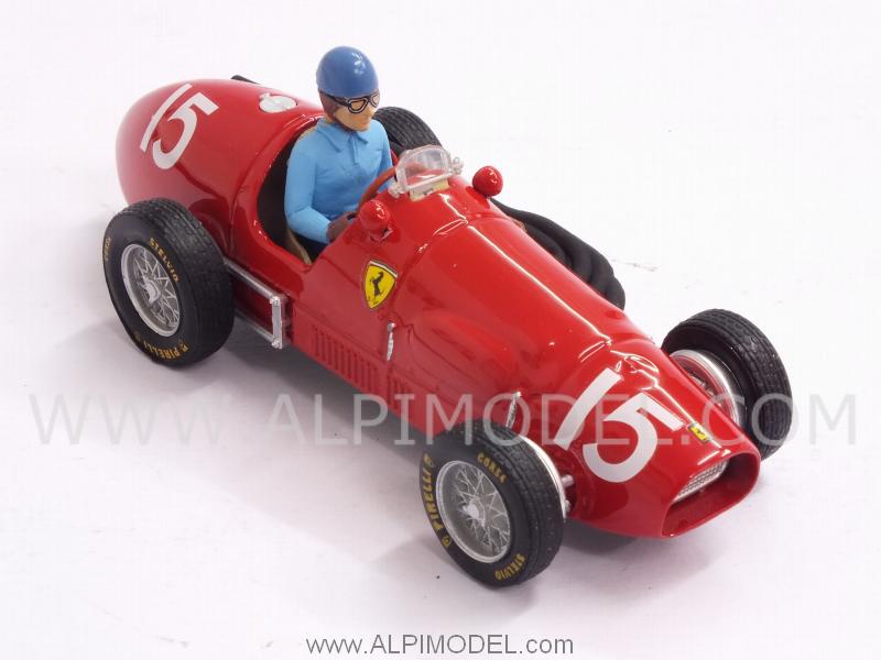 Ferrari 500 F2 #15 Winner British GP 1952 Alberto Ascari (with driver/con pilota) - brumm