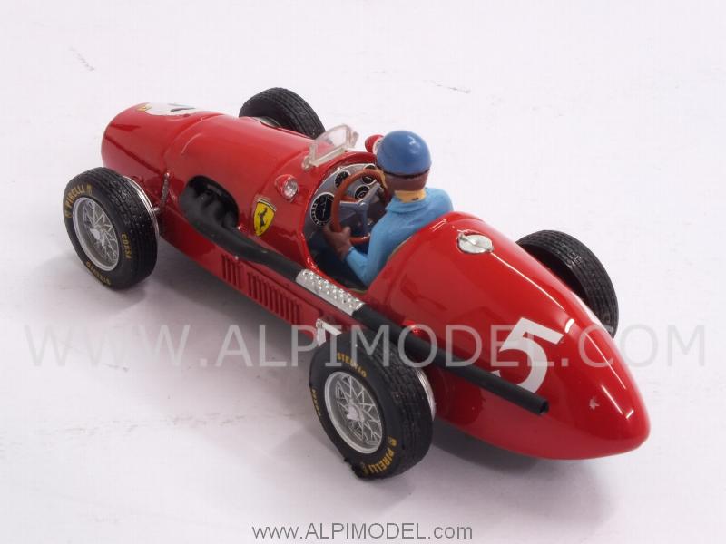 Ferrari 500 F2 #5 Winner British GP 1953 Alberto Ascari (with driver/con pilota) - brumm