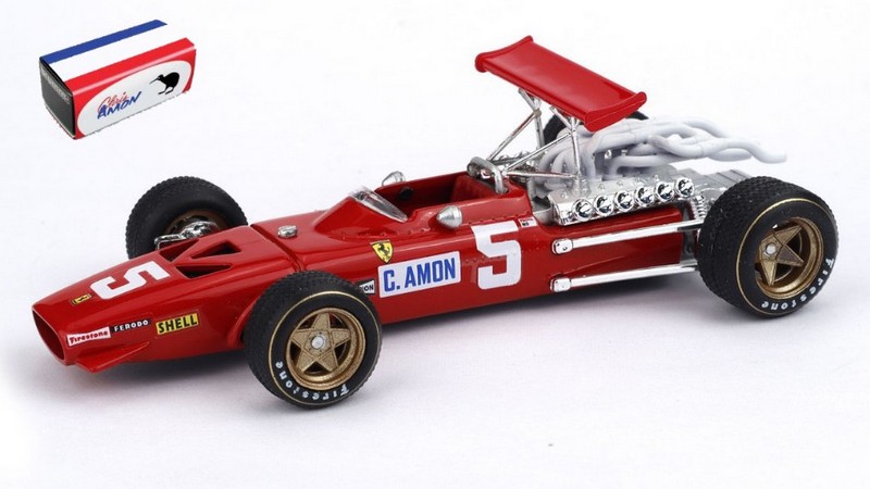 Ferrari 312 F1 #5 British GP 1968 Chris Amon by brumm