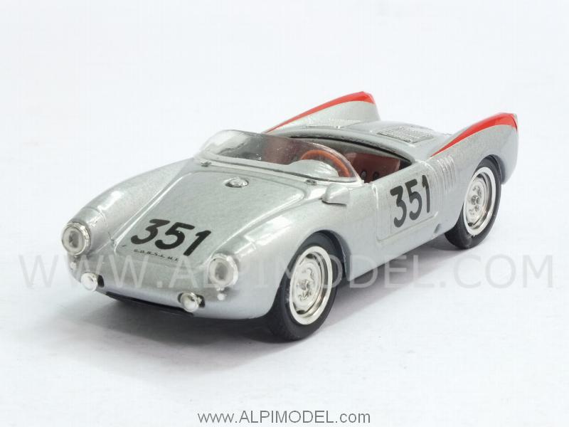 Porsche 550A RS Spyder #351 Mille Miglia 1954 Herrmann - Linge  (update model) by brumm