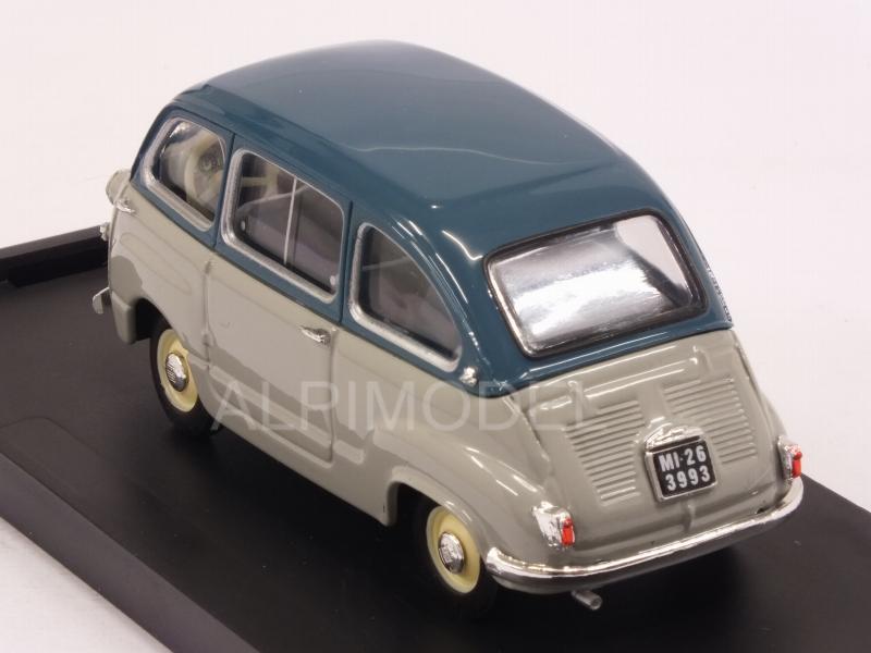 Fiat 600 Multpla 1a Serie 1956 (Blu Chiaro/Grigio Medio) - brumm