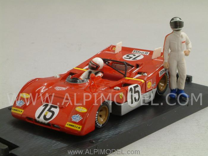 Ferrari 312 PB 1000 Km Monza 1971 Ickx - Regazzoni (con 2 piloti/with 2 drivers) by brumm
