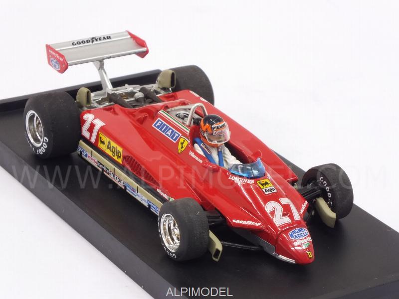 Ferrari 126 C2 1982 Villeneuve (with driver/con pilota) - brumm