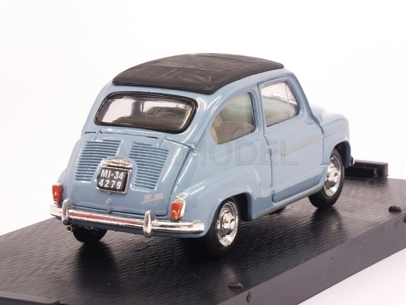 Fiat 600D Trasformabile closed 1960 (ash azure) - brumm