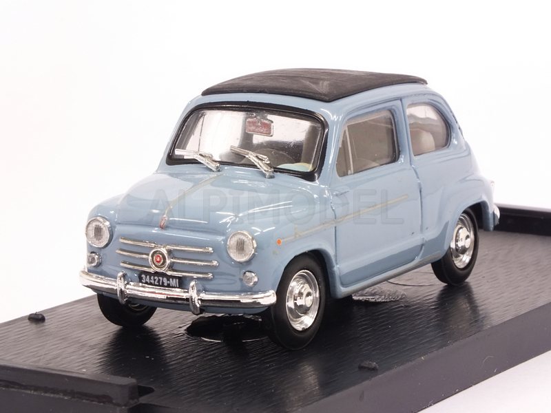 Fiat 600D Trasformabile closed 1960 (ash azure) by brumm