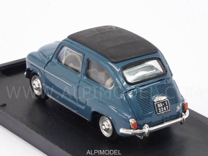 Fiat 600D Trasformabile closed 1960 (blue) - brumm