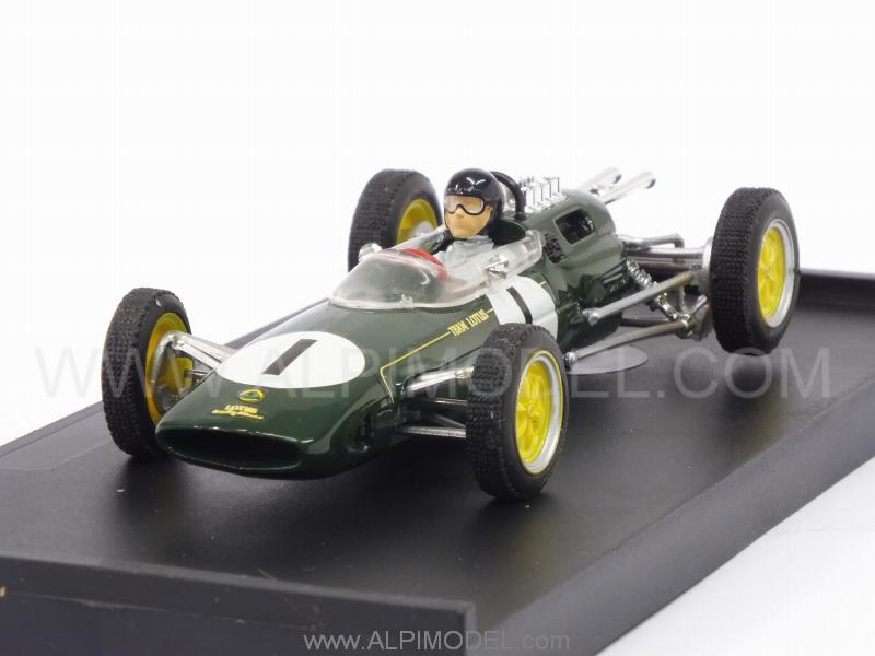 Lotus 25 #1 Winner GP Belgium Spa 1963 World Champion Jim Clark (with driver) by brumm