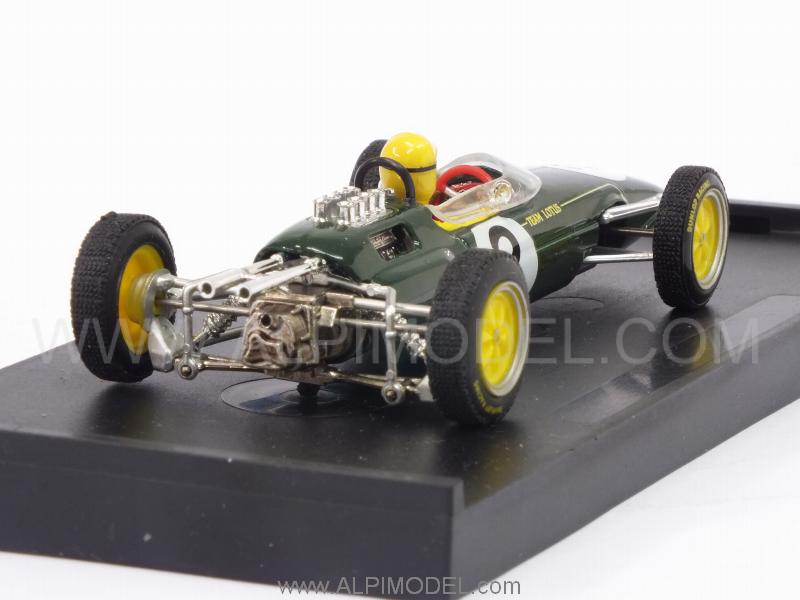Lotus 25 #2 GP Belgium Spa 1963 Trevor Taylor (with driver) NEW 2016 - brumm