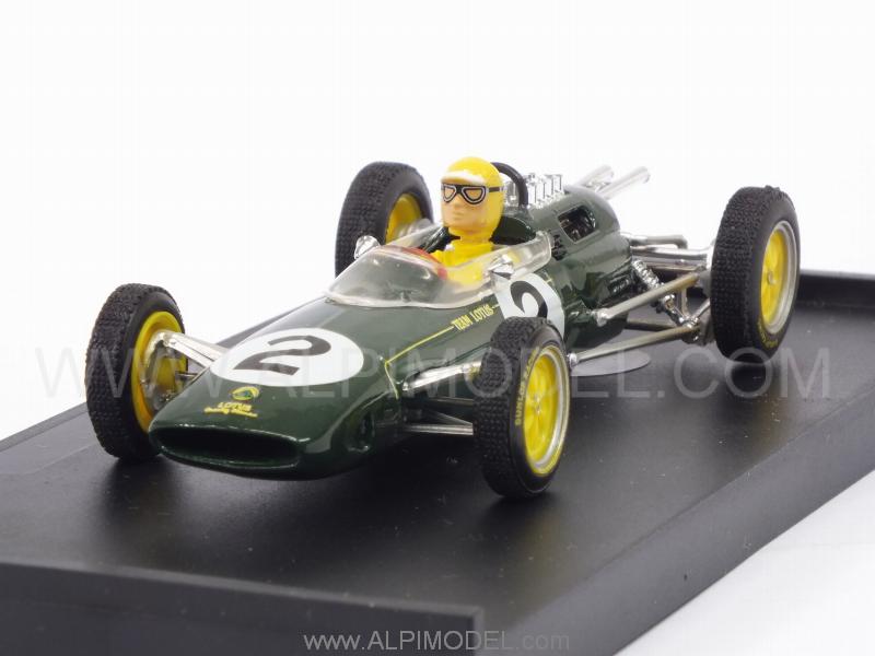 Lotus 25 #2 GP Belgium Spa 1963 Trevor Taylor (with driver) NEW 2016 by brumm