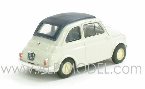 Fiat Nuova 500 Economica closed 1957 (Grigio chiaro) - brumm