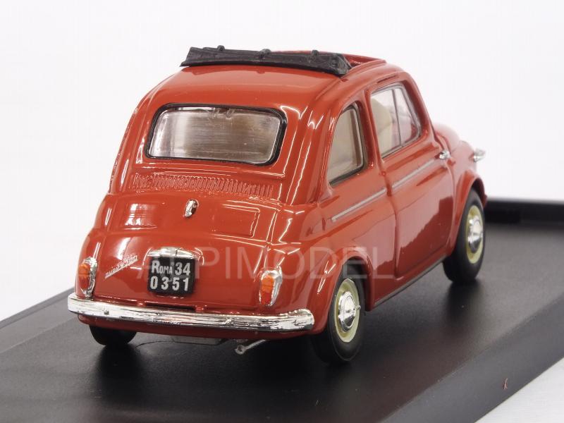 Fiat Nuova 500 Tetto Apribile open 1959 (Rosso Corallo) - brumm