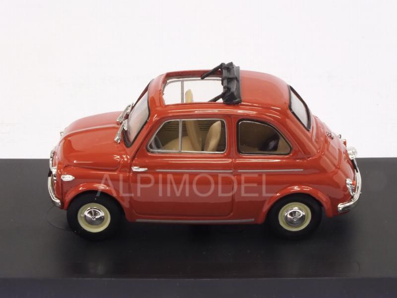 Fiat Nuova 500 Tetto Apribile open 1959 (Rosso Corallo) - brumm