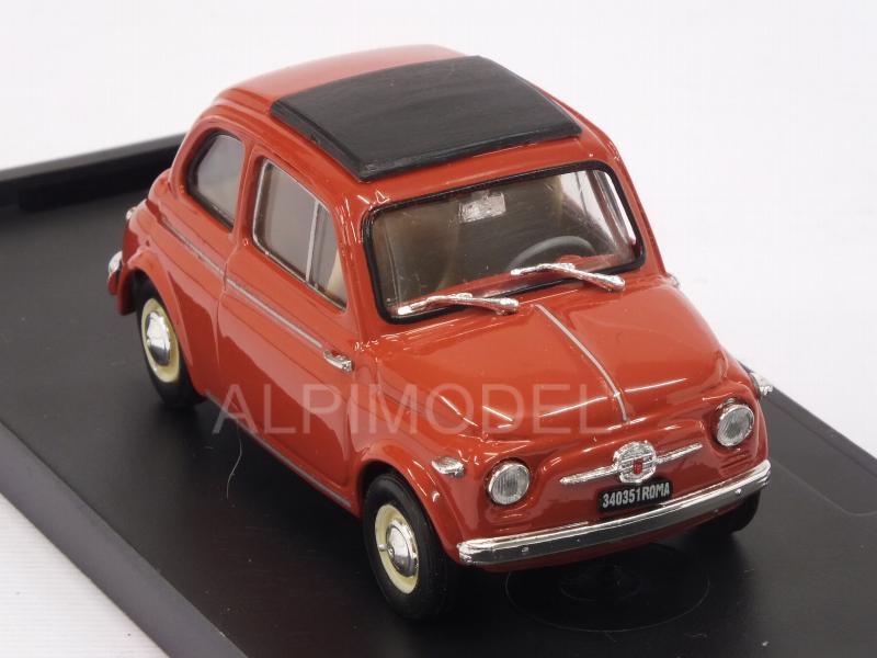 Fiat Nuova 500 Tetto Apribile closed 1959 (Rosso Corallo) - brumm