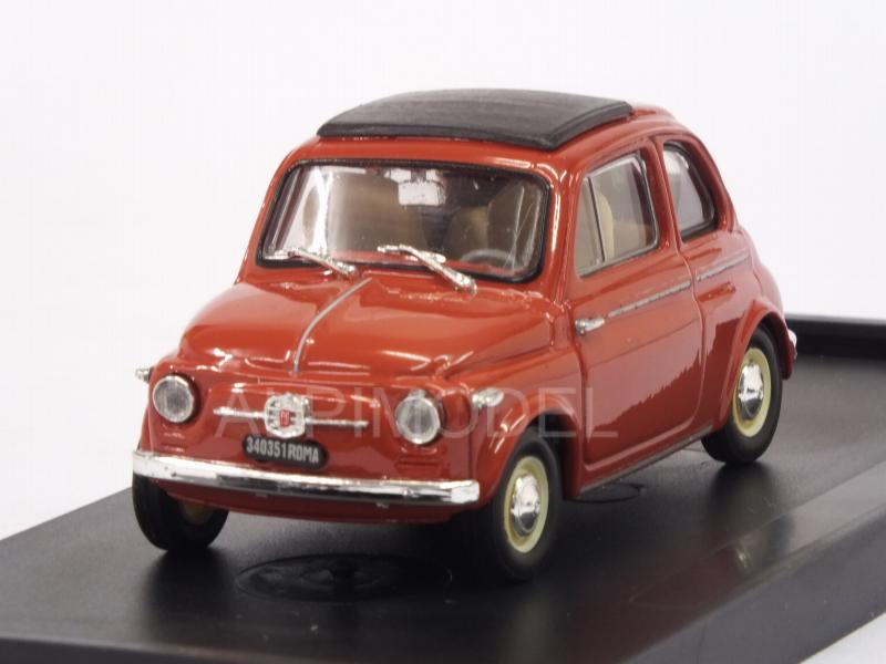 Fiat Nuova 500 Tetto Apribile closed 1959 (Rosso Corallo) by brumm