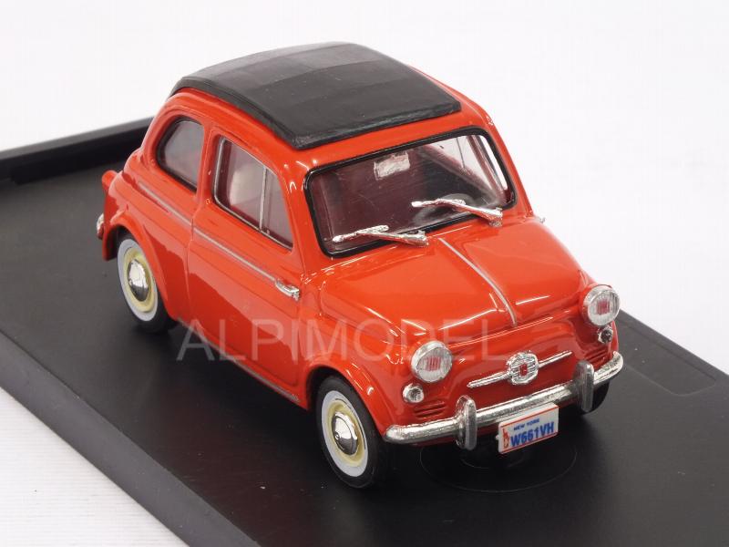 Fiat Nuova 500 America closed 1958 (Red) - brumm