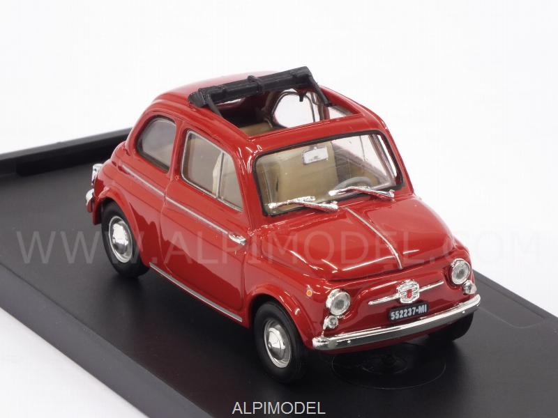 Fiat 500D aperta 1960-1965 (Rosso Medio) (update model) - brumm