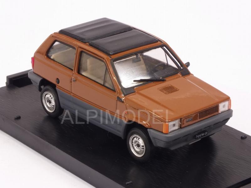 Fiat Panda 45  'Tetto Apribile' 1981 chiusa (Marrone Land) - brumm