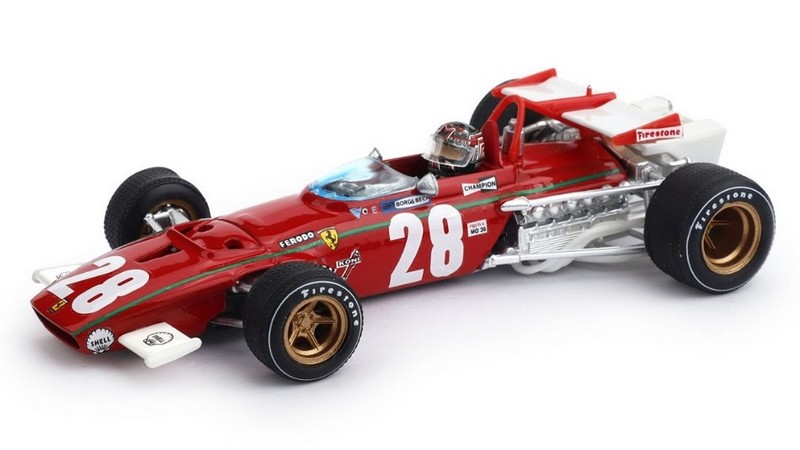 Ferrari 312B GP Belgium 1970 Ignazio Giunti (with driver/con pilota) by brumm